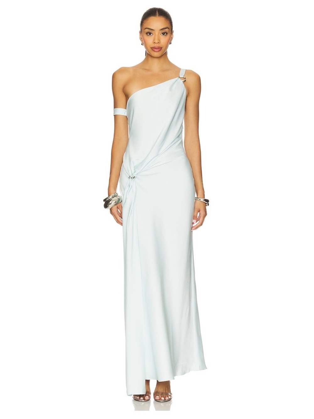 WHITE HORIZON' SATIN DRESS MISHA